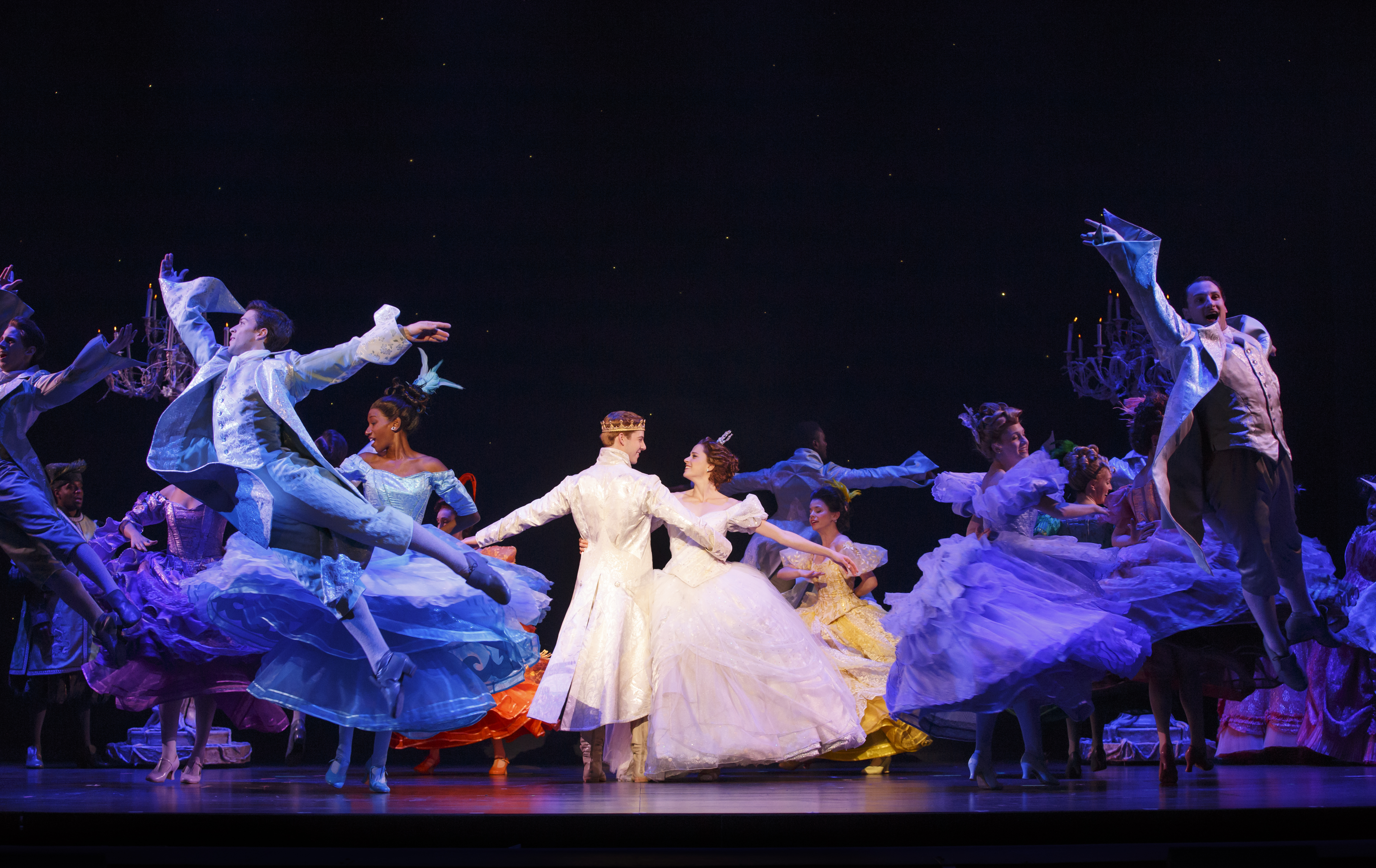 The Cast of the National Tour of Rodgers + Hammerstein’s Cinderella. Photo © Carol Rosegg.