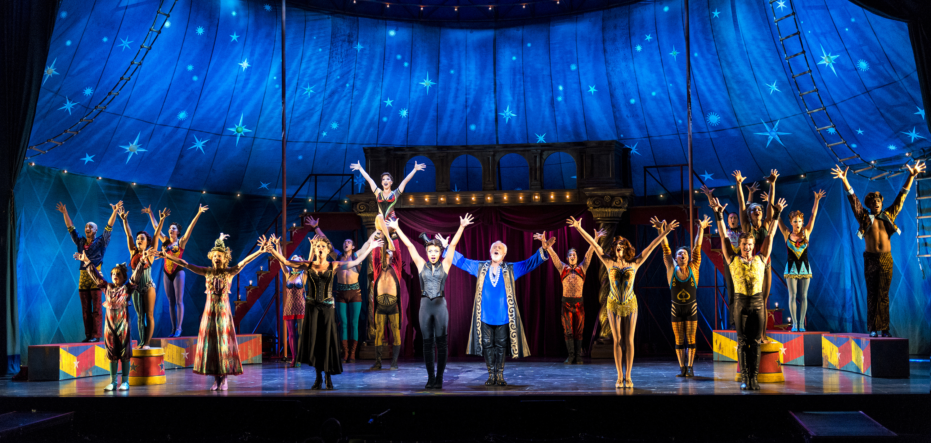 The Cast of the National Touring Production of PIPPIN. Credit Terry Shapiro