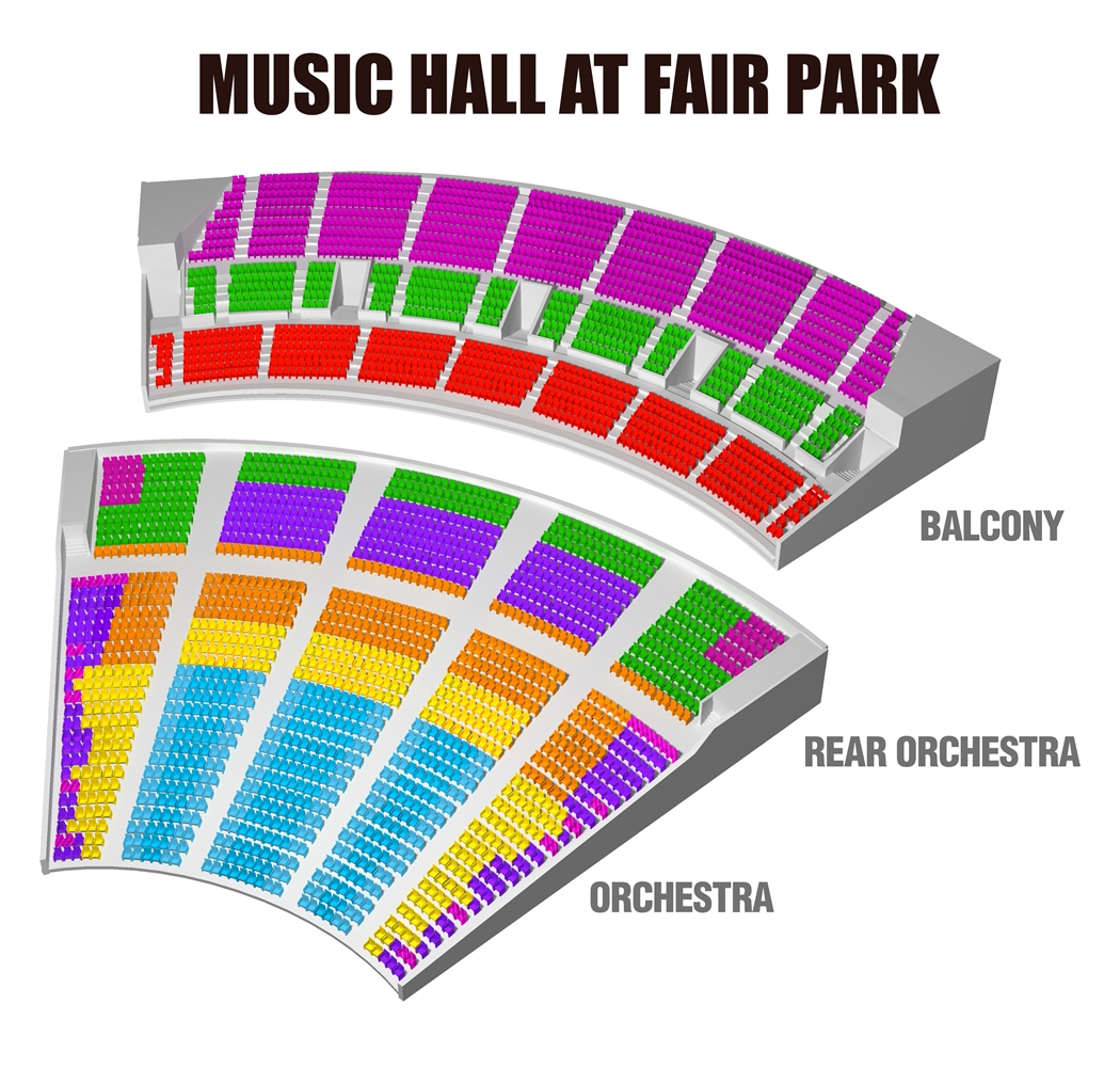 Fair Park Music Hall Seating Chart