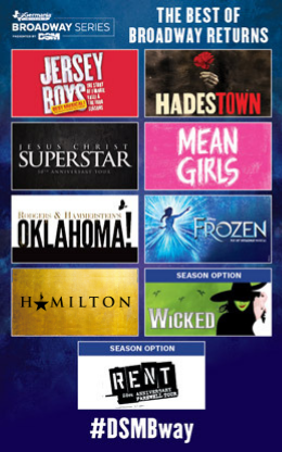 DSM Announcing the 21/22 Dallas Summer Musicals Season